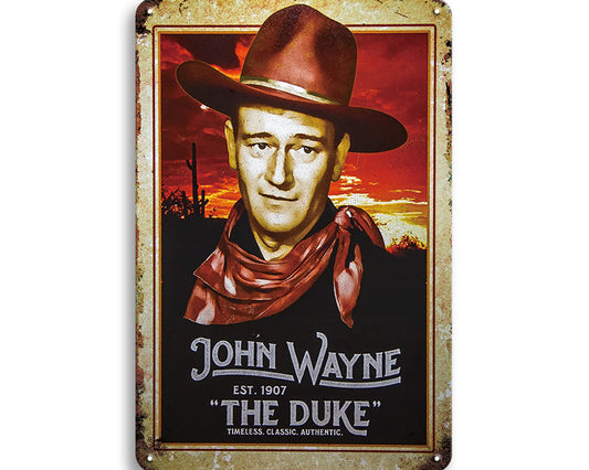 Metalen wandbord | John Wayne | The Duke |