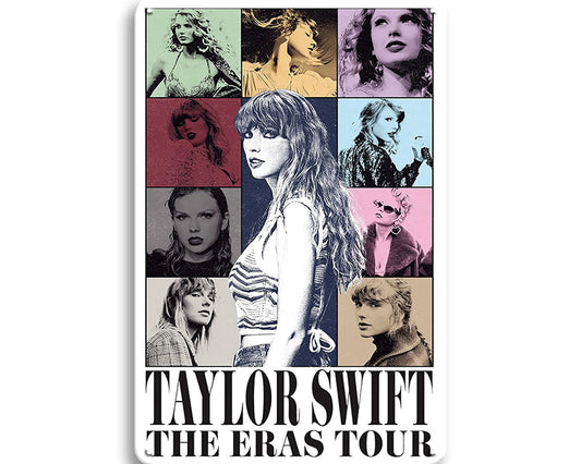 Metalen wandbord | Taylor Swift | The Eras Tour |