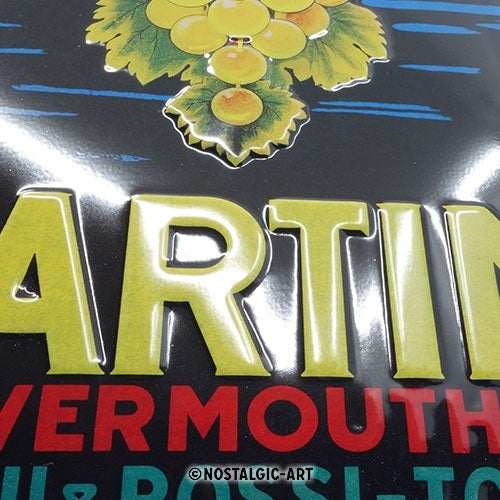 Metalen wandbord | Martini Vermouth Grapes | 30x20cm |