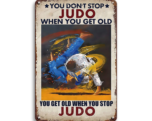 Metalen wandbord | Judo |