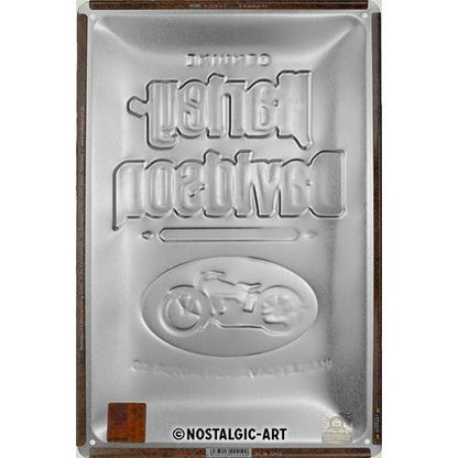 Metalen wandbord | Harley-Davidson | Genuine Motorcycles Milwaukee | 30x20cm |
