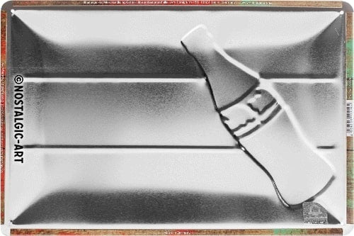 Metalen wandbord | Coca Cola bottle | 20x30cm |