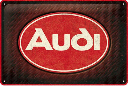 Metalen wandbord | Audi logo | 20x30cm |