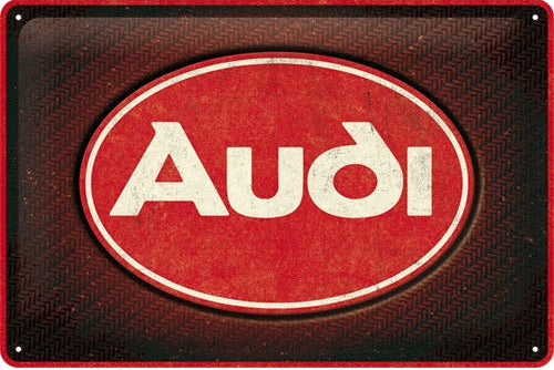 Metalen wandbord | Audi logo | 20x30cm |