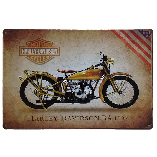 Metalen wandbord | Harley-Davidson | Motorcycles | BA 1927 |