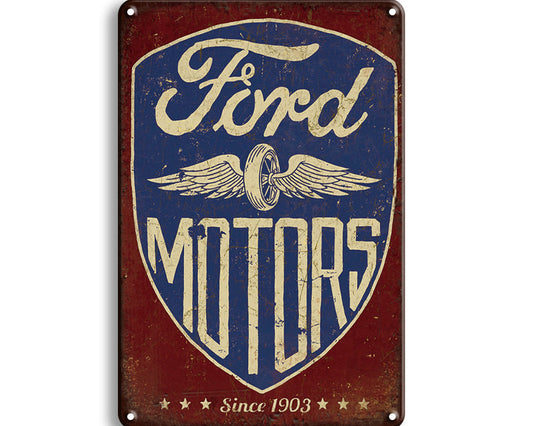 Metalen wandbord | Ford Motors |