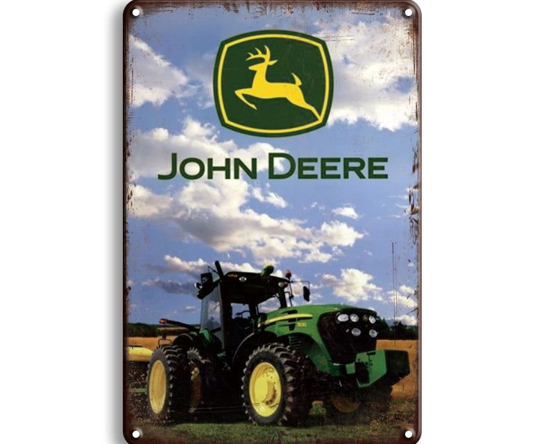 Metalen wandbord | John Deere | Tractor |