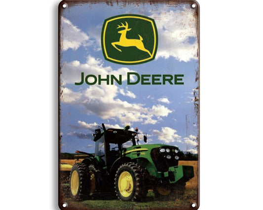 Metalen wandbord | John Deere | Tractor |