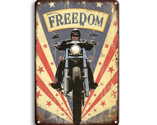 Metalen wandbord | Freedom |