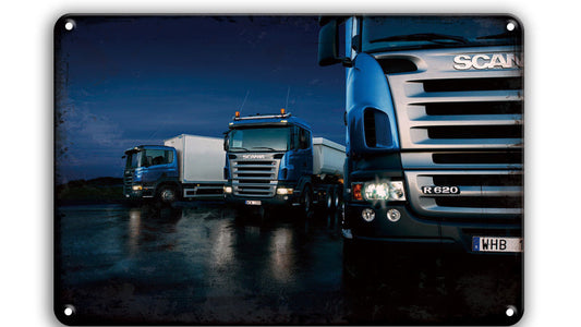 Metalen wandbord | Scania | Vrachtwagen #3 |