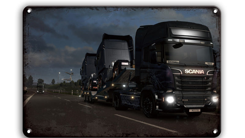 Metalen wandbord | Scania | Vrachtwagen #4 |