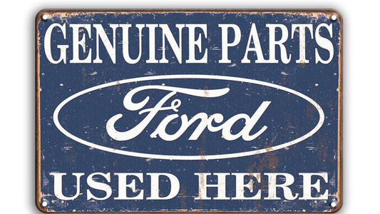 Metalen wandbord | Ford | Genuine parts used here |