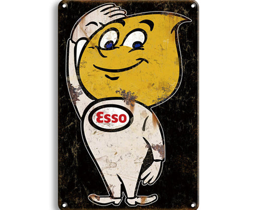 Metalen wandbord | Esso |