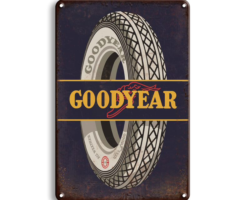 Metalen wandbord | Goodyear |