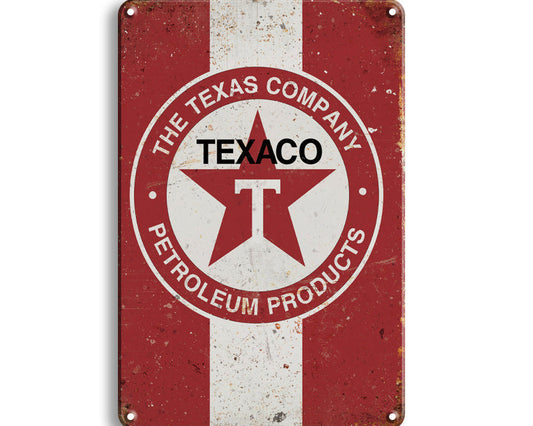 Metalen wandbord | Texaco |