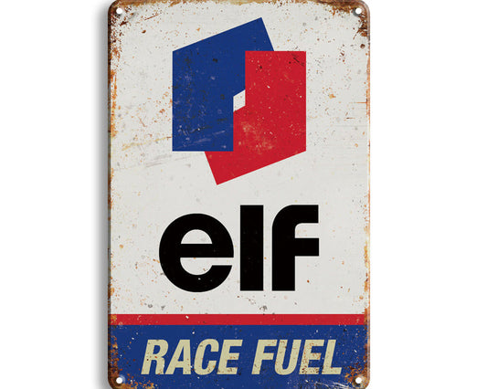 Metalen wandbord | Elf | Race fuel |