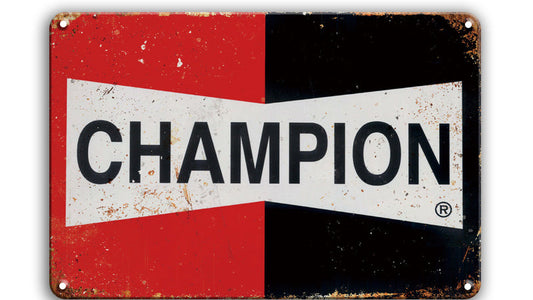 Metalen wandbord | Champion |
