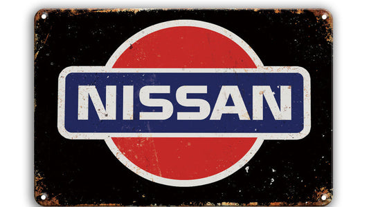 Metalen wandbord | Nissan |