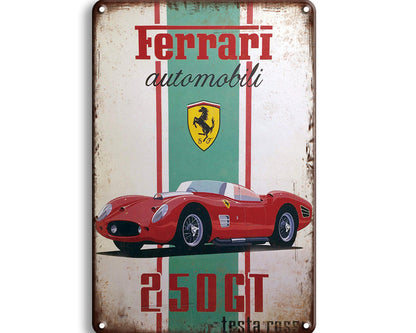 Metalen wandbord | Ferrari 250GT |