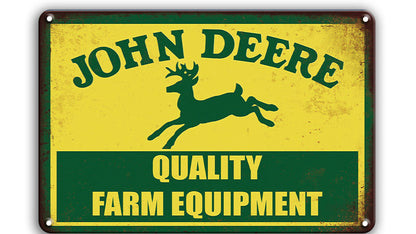 Metalen wandbord | John Deere | Quality farm equipment |