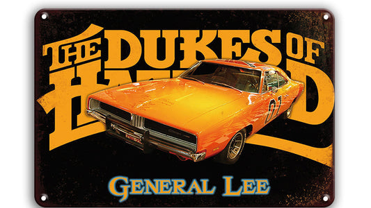 Metalen wandbord | The Dukes Of Hazzard | General Lee |