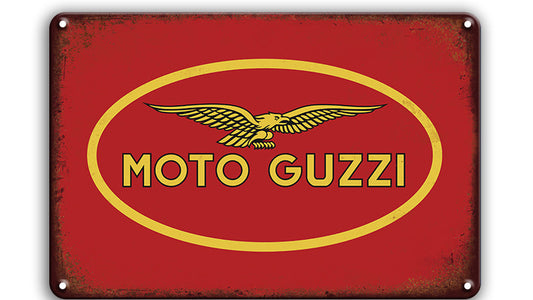 Metalen wandbord | Moto Guzzi |