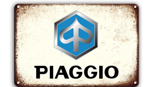 Metalen wandbord | Piaggio |