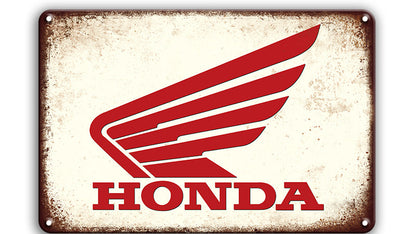 Metalen wandbord | Honda |