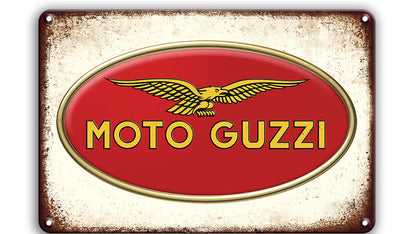 Metalen wandbord | Moto Guzzi |