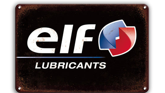 Metalen wandbord | Elf Lubricants |
