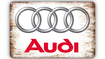 Metalen wandbord | Audi |