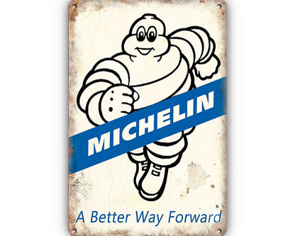 Metalen wandbord | Michelin | A better way forward |