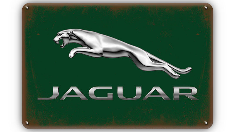 Metalen wandbord | Jaguar |