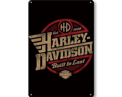 Metalen wandbord | Harley-Davidson | Est 1903 | Built to last |