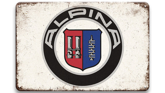 Metalen wandbord | Alpina |