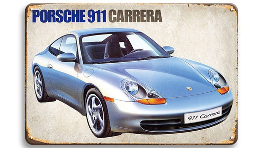 Metalen wandbord | Porsche 911 Carrera |