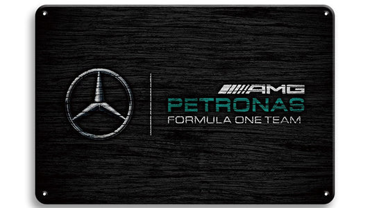 Metalen wandbord | Mercedes AMG | Petronas | Formula One Team |