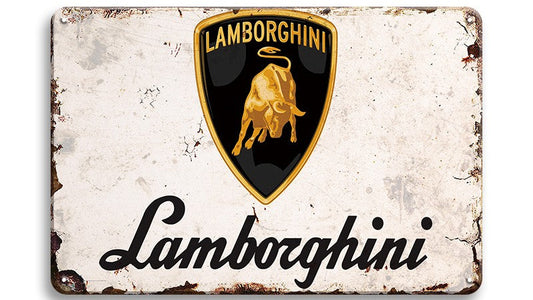 Metalen wandbord | Lamborghini |