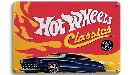 Metalen wandbord | HotWheels Classics |