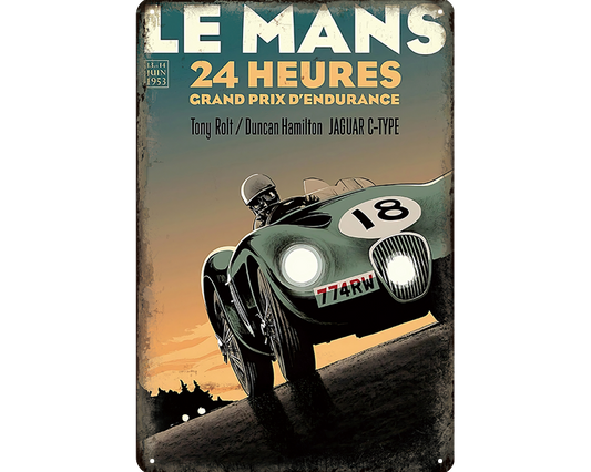 Metalen wandbord | Le Mans 24 Heures |