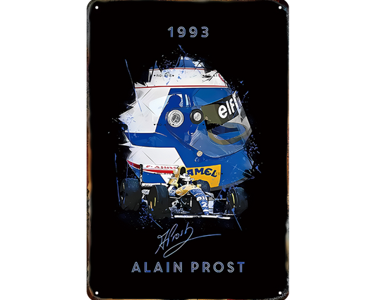 Metalen wandbord | Alain Prost | 1993 |