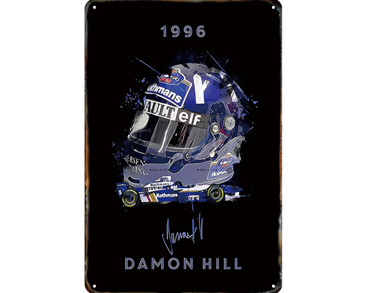 Metalen wandbord | Damon Hill | 1996 |