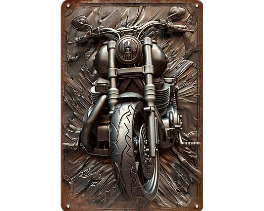 Metalen wandbord | Motor #2 |