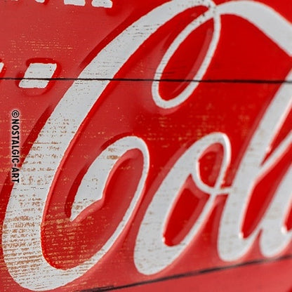 Metalen wandbord | Coca Cola Wave | 20x30cm |