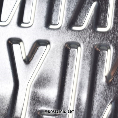 Metalen wandbord | Mercedes parking only | 30x20cm |