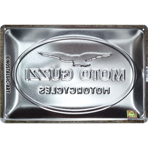 Metalen wandbord | Moto Guzzi logo | 20x30cm |
