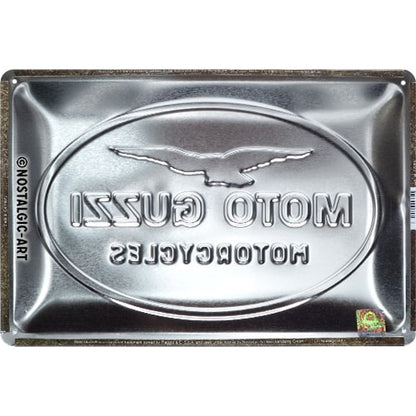 Metalen wandbord | Moto Guzzi logo | 20x30cm |