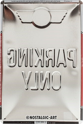 Metalen wandbord | Mini parking only | 30x20cm |