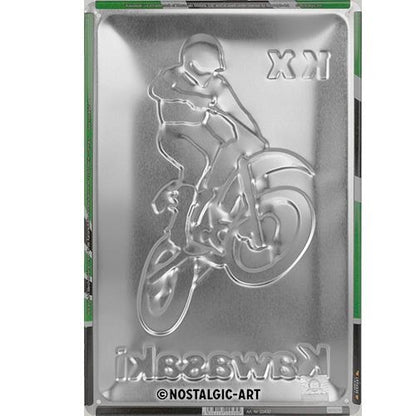 Metalen wandbord | Kawasaki KX | 30x20cm |