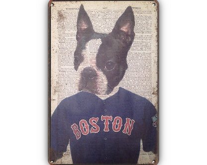 Metalenwandbord | Hond | Boston |